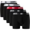 imageLacoste mens Cotton Stretch Croc Boxer Briefs 5pack Amazon ExclusivesBlackBlackRedWhite