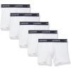 imageLacoste mens Cotton Stretch Essentials Boxer Briefs 5packWhite