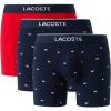 imageLacoste mens Cotton Stretch Mini Croc Print Boxer Briefs 3pack Amazon ExclusivesNavy BlueNavy BlueRed
