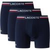 imageLacoste mens Cotton Stretch Tricolor Waistband Boxer Briefs 3pack Amazon ExclusivesNavy Blue