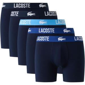 imageLacoste mens Cotton Stretch Croc Boxer Briefs 5pack Amazon ExclusivesNavy BlueCaptainArgentina