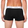 imageLacoste Mens Cotton Stretch Essentials Trunks 3Pack BlackWhiteDove Grey XLarge