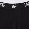 imageLacoste Mens Cotton Stretch Lacoste Croc Trunks 3PackBlackRedWhite