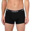imageLacoste mens Cotton Stretch Essentials Trunks 3pack Amazon ExclusivesBlackWhiteCaptainGreen
