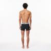 imageLacoste mens Cotton Stretch Print Animation Trunks 3packBlackNavyWhite