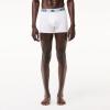 imageLacoste mens Cotton Stretch Print Animation Trunks 3packBlackNavyWhite