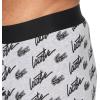 imageLacoste mens Cotton Stretch Print Animation Trunks 3packGreyBlack
