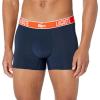 imageLacoste mens Cotton Stretch Print Animation Trunks 3packNavy BlueSunriseNavy Blue