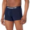 imageLacoste mens Cotton Stretch Print Animation Trunks 3packSoft MintNavy BlueArctic Blue