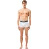 imageLacoste mens Cotton Stretch Tricolor Waistband Trunks 3packBlackWhiteGrey