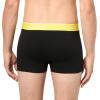 imageLacoste mens Cotton Stretch Tricolor Waistband Trunks 3packBlackYellowRed