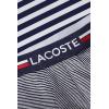 imageLacoste mens Cotton Stretch Tricolor Waistband Trunks 3packNavy BlueWhiteNavy Striped