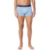 imageLacoste mens Cotton Stretch Tricolor Waistband Trunks 3packRoyal BlueLight BlueGrey