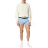 imageLacoste mens Cotton Stretch Tricolor Waistband Trunks 3packRoyal BlueLight BlueGrey