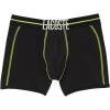 imageLacoste mens Cotton Stretch Big Croc Print Trunks 3packGraphite With BlackBright Lime Waistbands