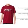 imageLacoste Mens Cotton Logo TeeBordeaux