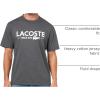 imageLacoste Mens Cotton Logo TeeDark Grey