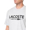 imageLacoste Mens Cotton Logo TeeSilver Chine