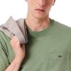 imageLacoste Mens Cotton TShirt with Breast PocketThyme
