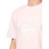 imageLacoste Mens Crew Neck Short Sleeve Classic Fit Graphic TShirtFlamingo Branding