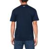 imageLacoste Mens Crew Neck Short Sleeve Classic Fit Graphic TShirtNavy Blue Branding