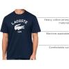 imageLacoste Mens Crew Neck Short Sleeve Classic Fit Graphic TShirtNavy Blue Branding