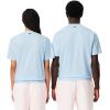 imageLacoste Mens Crew Neck Short Sleeve Classic Fit Graphic TShirtRill Blue Branding