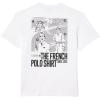 imageLacoste Mens Crew Neck Short Sleeve Classic Fit Graphic TShirtWhite Animated