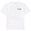 imageLacoste Mens Crew Neck Short Sleeve Classic Fit Graphic TShirtWhite Animated