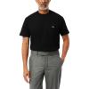 imageLacoste Mens Cotton TShirt with Breast PocketBlack Pocket