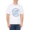 imageLacoste Mens Crew Neck Short Sleeve Classic Fit Graphic TShirtWhite