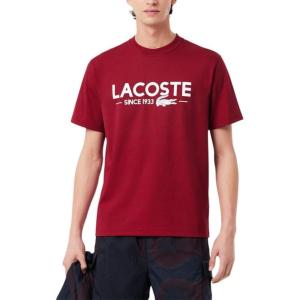 imageLacoste Mens Cotton Logo TeeBordeaux
