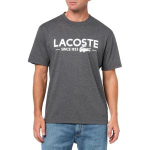 imageLacoste Mens Cotton Logo TeeDark Grey