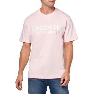 imageLacoste Mens Cotton Logo TeeFlamingo Pink