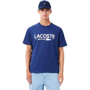 imageLacoste Mens Cotton Logo TeeGlobe
