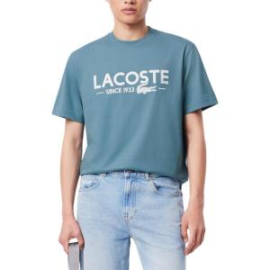 imageLacoste Mens Cotton Logo TeeLimestone
