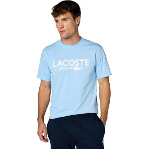 imageLacoste Mens Cotton Logo TeeOverview Blue