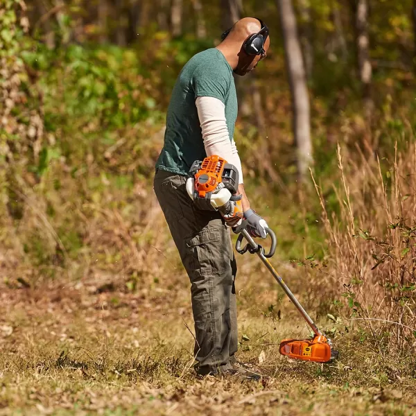 Husqvarna 324L 4-Cycle 18" Cutting Path Gas String Trimmer,Orange