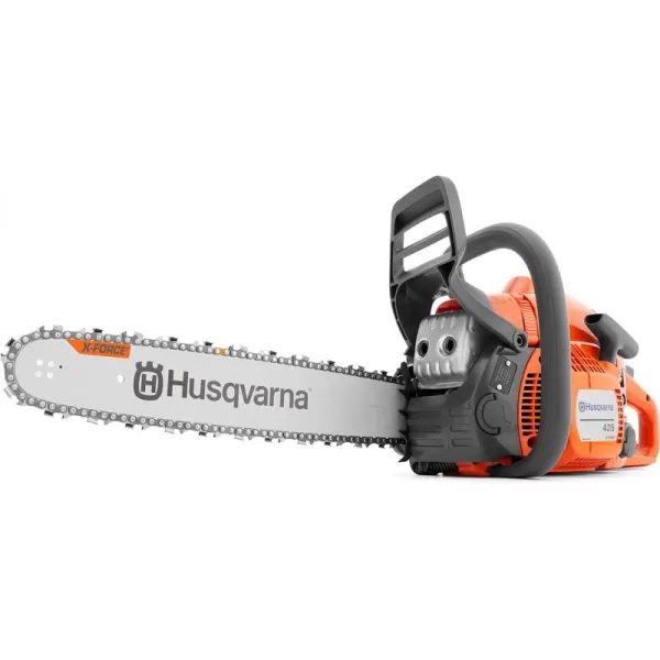 Husqvarna 435 16 Inch Gas Powered Chainsaw, 40-cc 2.2-HP, 2-Cycle X-Torq Engine, 16 Inch Chainsaw with Smart Start, For Wood Cutting and Tree Trimming