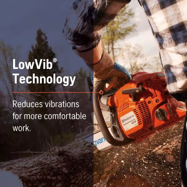 Husqvarna 435 16 Inch Gas Powered Chainsaw, 40-cc 2.2-HP, 2-Cycle X-Torq Engine, 16 Inch Chainsaw with Smart Start, For Wood Cutting and Tree Trimming