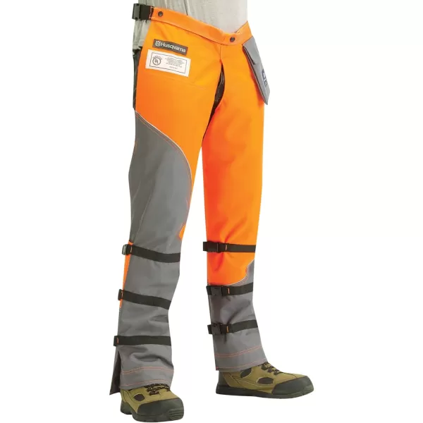 Husqvarna 587160702 Chain Saw Chaps Protective Functional Leg Wear,Black