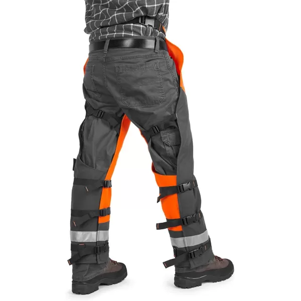 Husqvarna 587160702 Chain Saw Chaps Protective Functional Leg Wear,Black