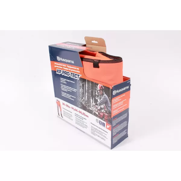 Husqvarna 587160702 Chain Saw Chaps Protective Functional Leg Wear,Black