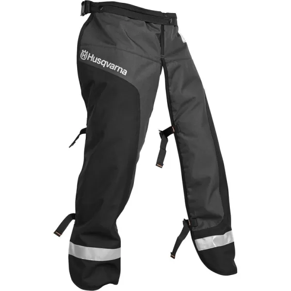 Husqvarna 587160702 Chain Saw Chaps Protective Functional Leg Wear,Black