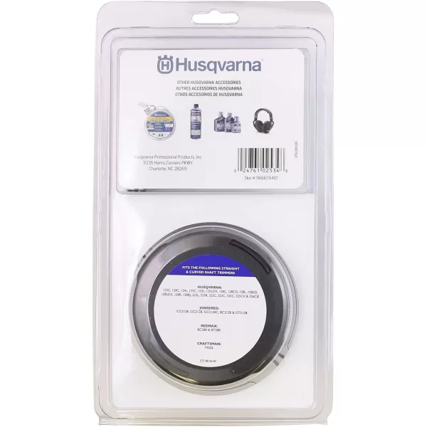 Husqvarna 966674401 T25 Tap Trimmer Advance Head, Curved and Straight Shafts,Black