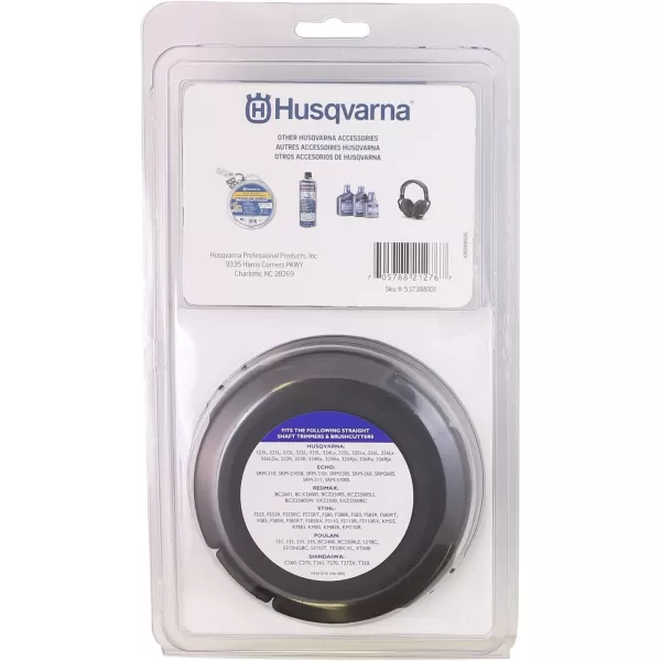Husqvarna 966674401 T25 Tap Trimmer Advance Head, Curved and Straight Shafts,Black