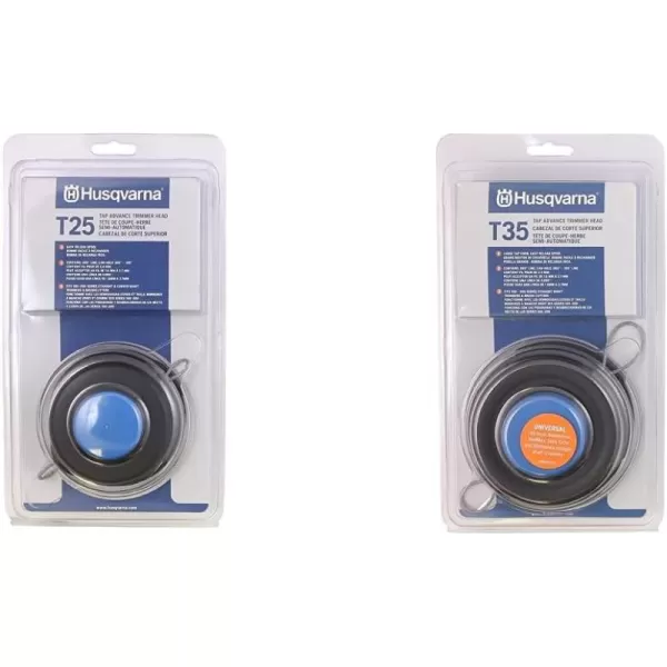Husqvarna 966674401 T25 Tap Trimmer Advance Head, Curved and Straight Shafts,Black