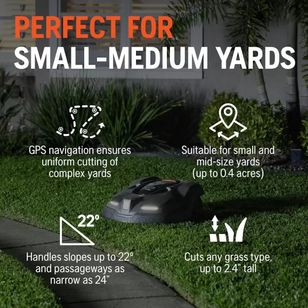 Husqvarna Automower 430X Automatic Robotic Lawn Mower with GPS Assisted Navigation, Self Installation and Ultra-Quiet Smart Mowing Technology for Medium to Large Yards 