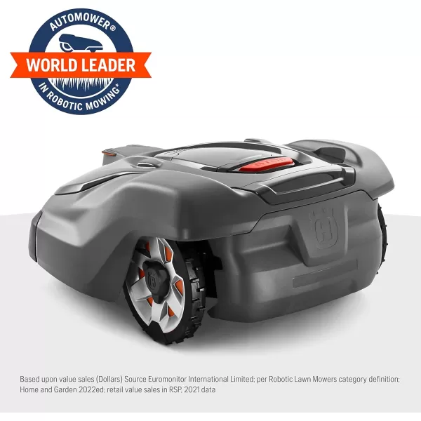 Husqvarna Automower 430X Automatic Robotic Lawn Mower with GPS Assisted Navigation, Self Installation and Ultra-Quiet Smart Mowing Technology for Medium to Large Yards 