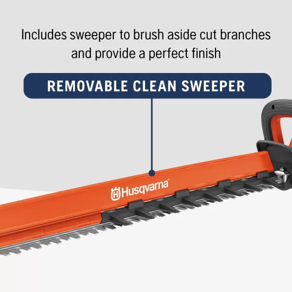 Husqvarna Hedge Master 320iHD60 Battery Hedge Trimmer, 24-Inch Electric Hedge Trimmer with Brushless Motor for Efficiency and Durability, 40V Lithium-Ion Battery and Charger Included